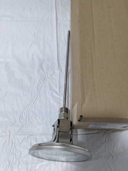 ASHCROFT Bimetal Dial Thermometer: 50 to 300 ° F, 5" Dial, 12" Stem 75