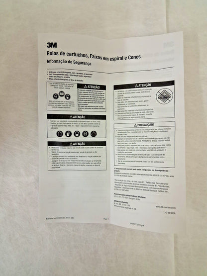 3M Aluminum Oxide Spiral Band 60Grit Medium Grade QTY100 7100138141