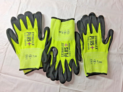 Armor Guys XL Gloves With Hi Vis Yellow Extraflex 3PK 14-500-XL