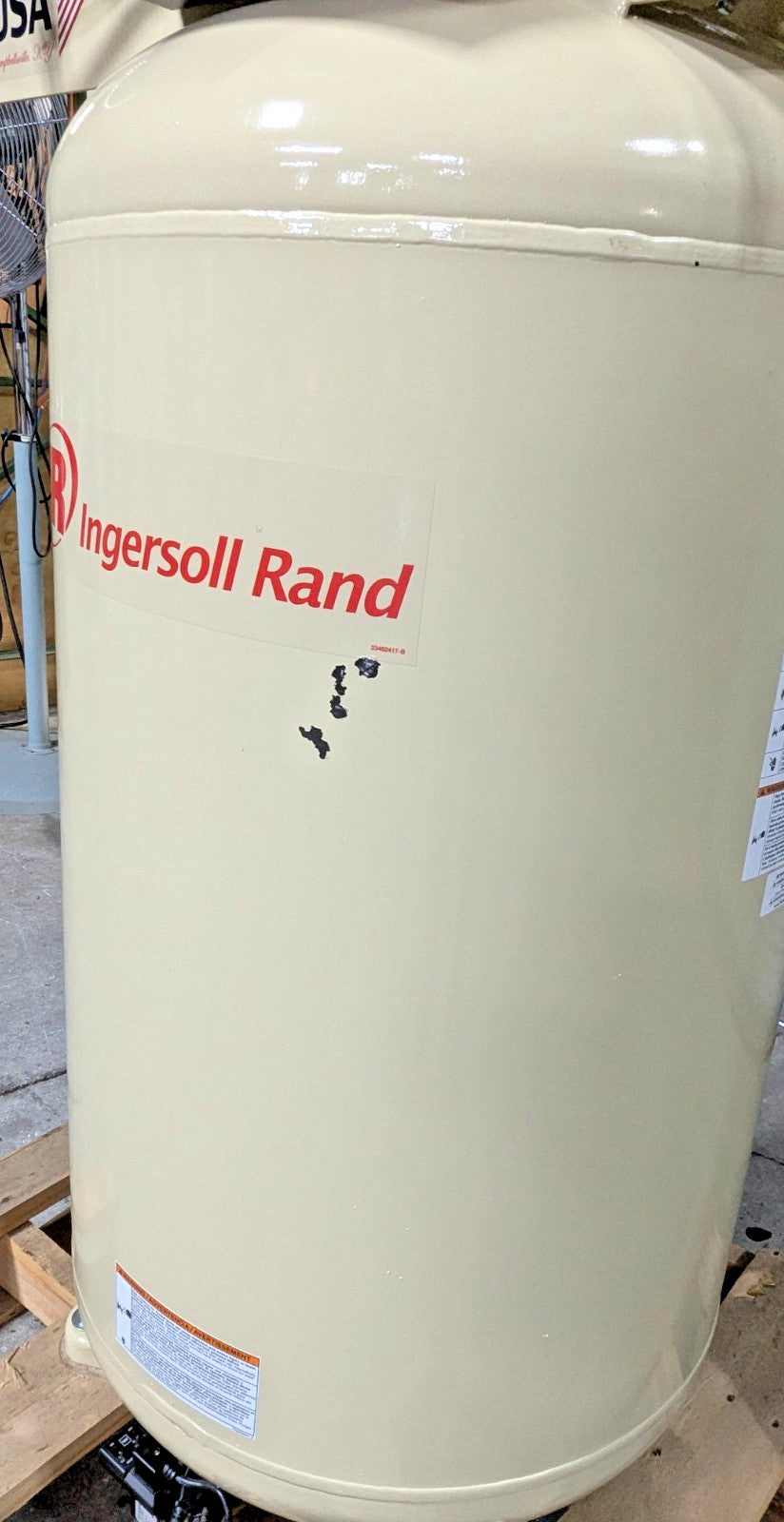 Ingersoll Rand 80Gal Air Compressor 2475N7.5-P  230V/1ph 7.5HP *New/Damaged*