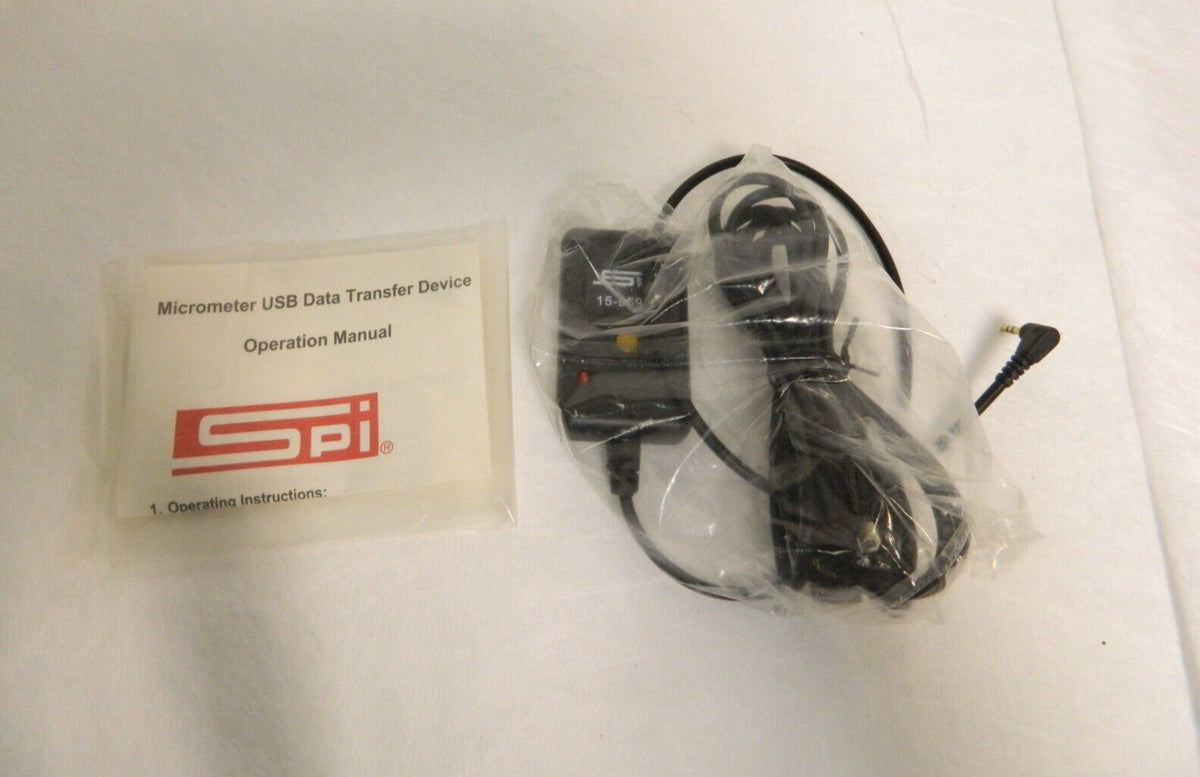 SPI 40" SPC Cable For Use with Micrometers 15-959-0