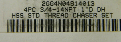 Vargus HSS Thread Chaser Set NPT CFM33 HK10 3/4-14" 2GG4N04814013