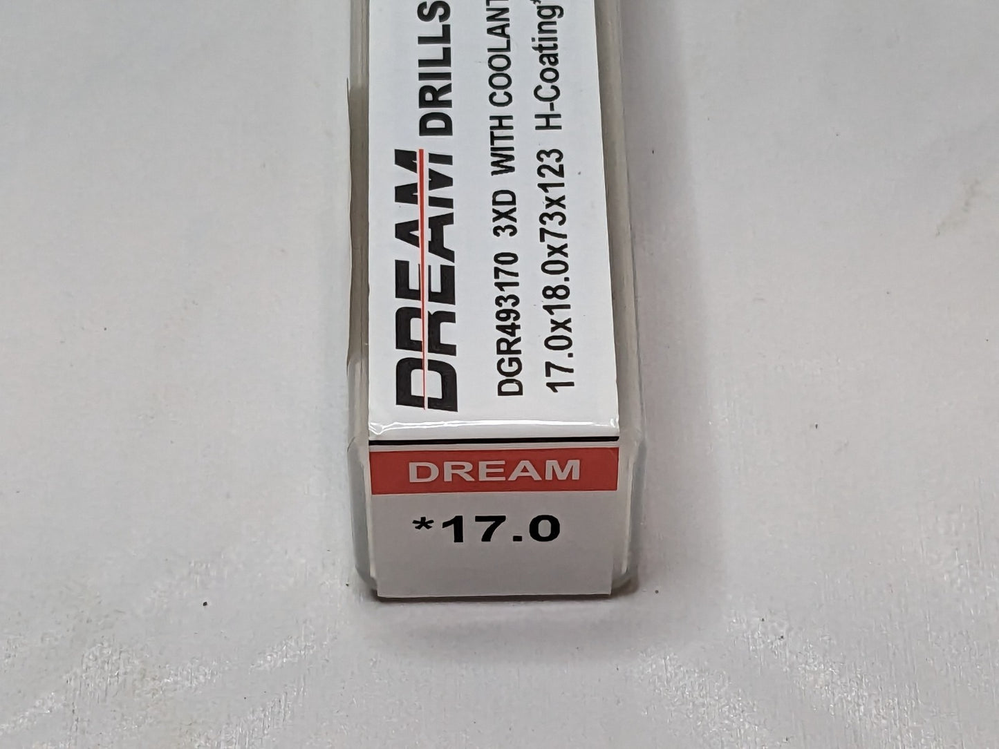 YG-1 Carbide Hi-Feed Dream Drill w/Coolant Holes 17.00mm Diam 3XD 3FL DGR493170