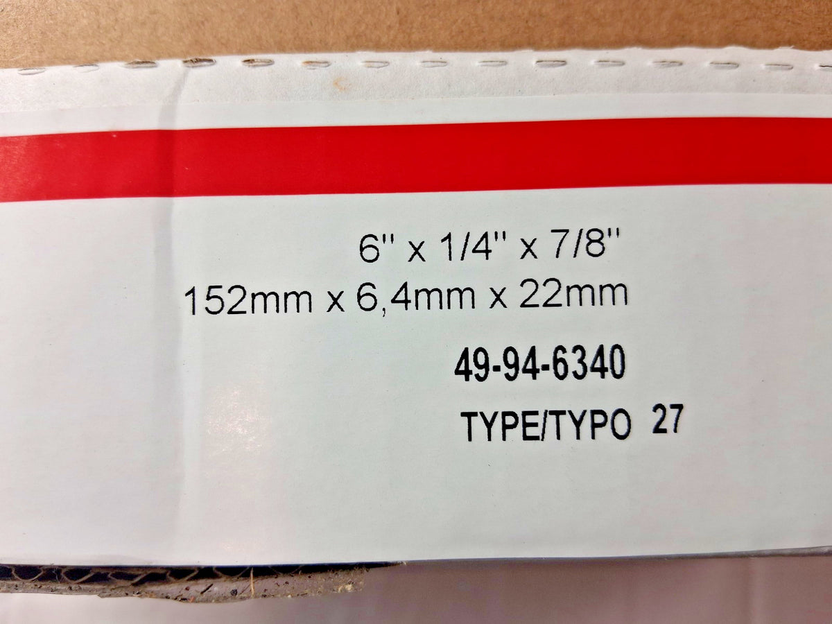 Depressed-Center Aluminum Oxide Wheel Type 27 QTY10 49-94-6340