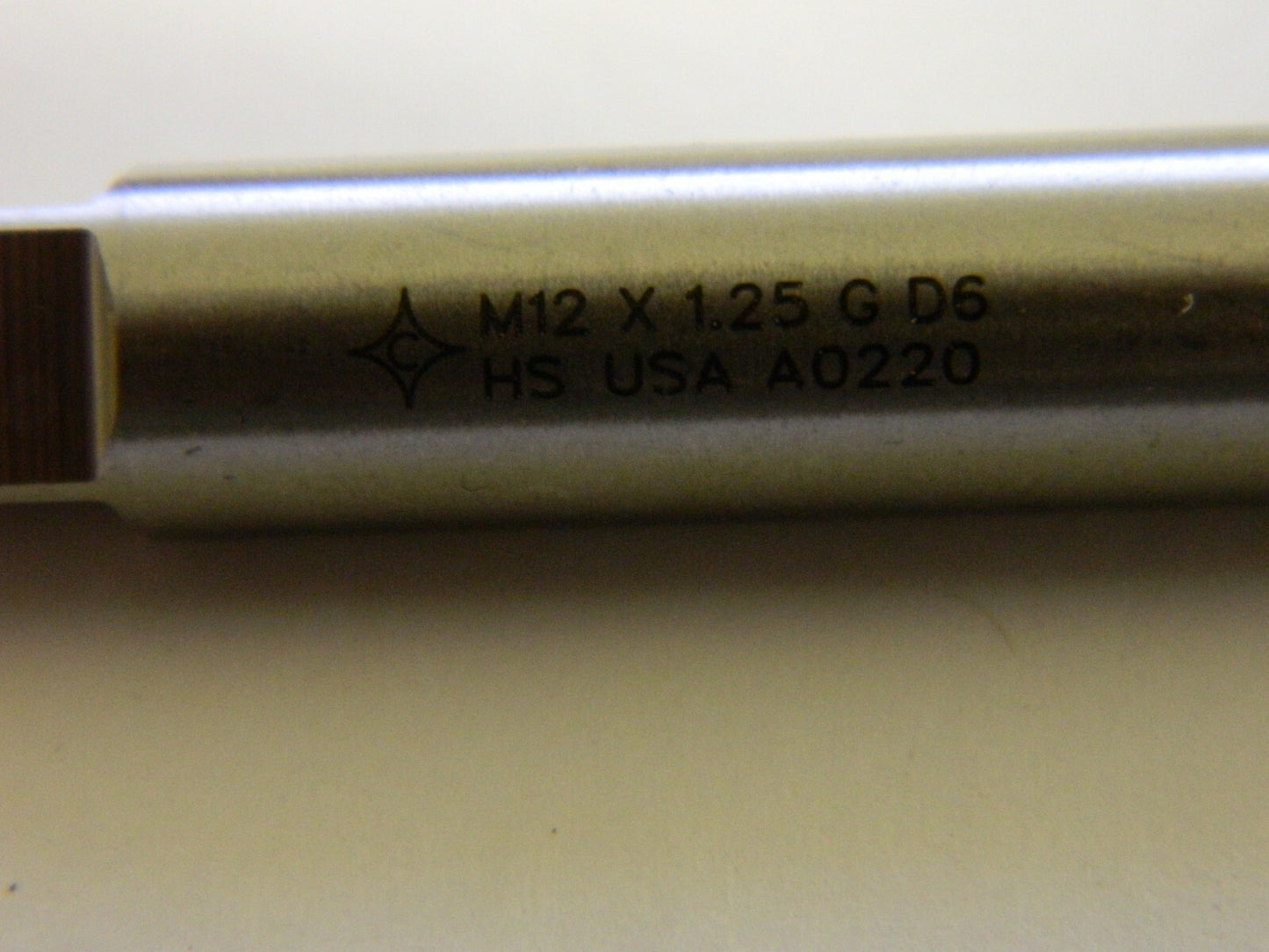 Cleveland M12x1.25 Metric Coarse 6H 3 Fl  HSS Spiral Point Tap QTY 3 C57203