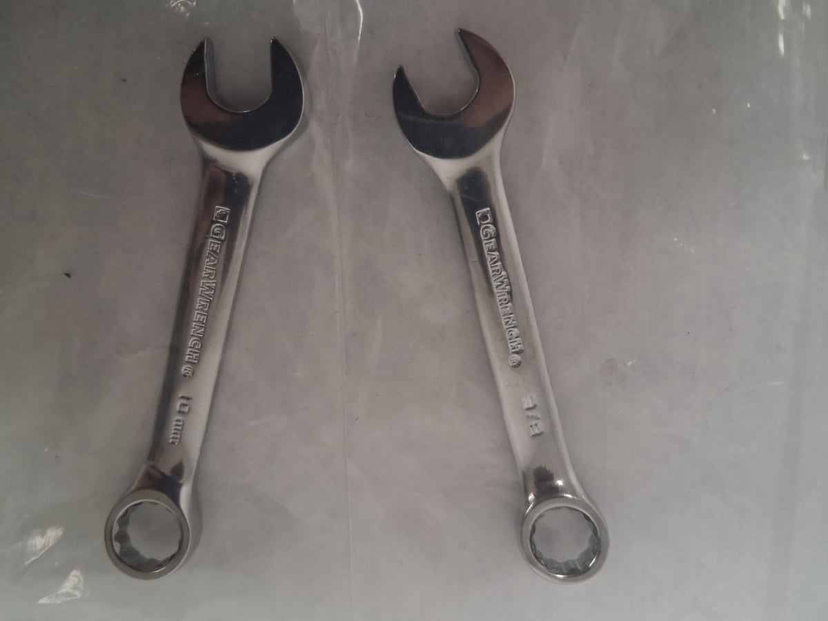 Gearwrench 10-19mm Combination Wrench Set MISSING 2 Pieces 81903