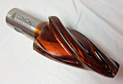 Conical Tapered HSS End Mill 1/2X3-1/4X6 15D 4FL HSS SEM P-813