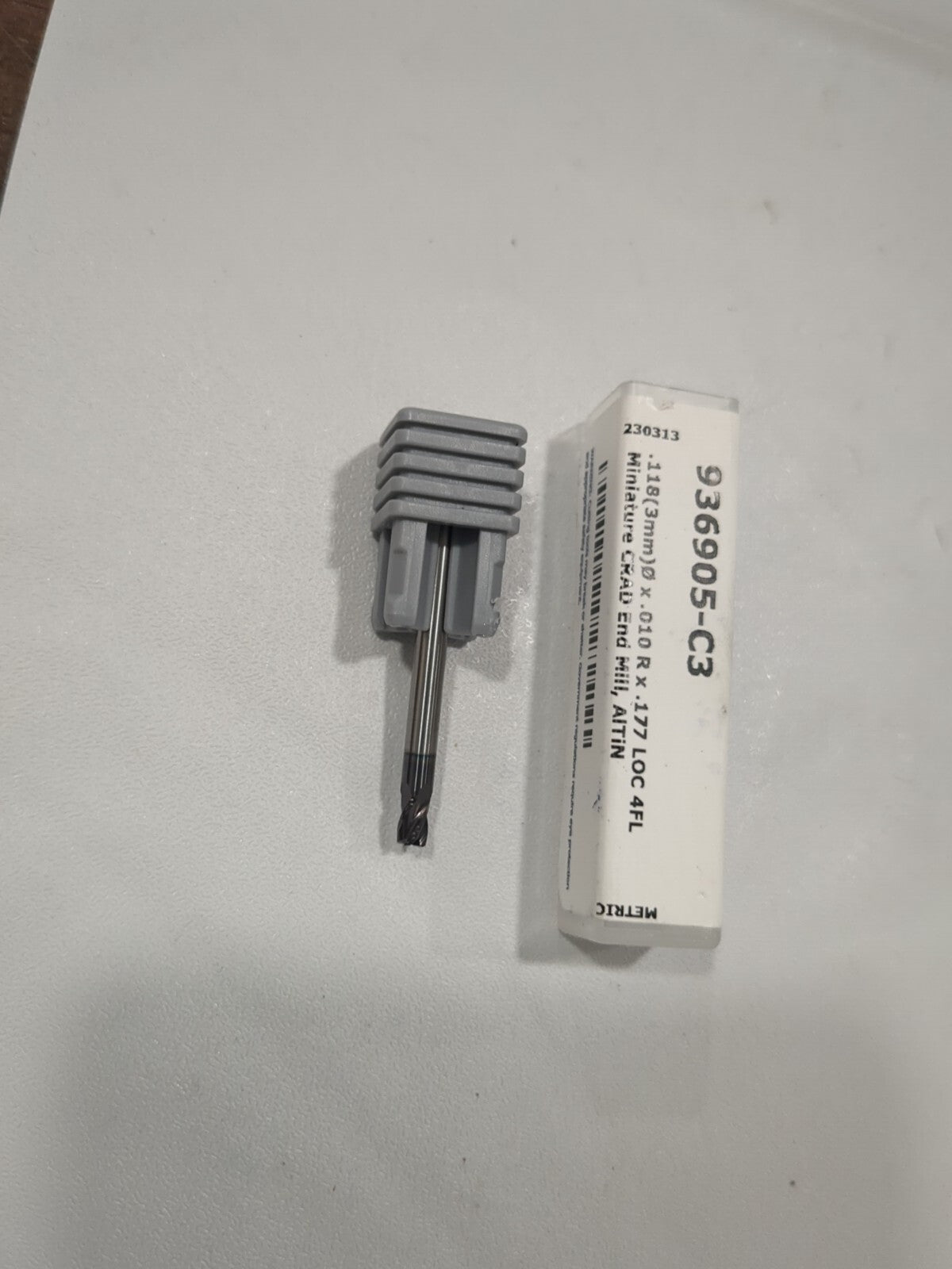 HARVEY TOOL Corner Radius End Mill 3.00mm Dia 4 Fl Solid Carbide 936905-C3