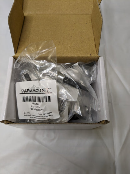 PARAMOUNT Hand Hex Bit Socket: 1/4" Drive, 5/32" Hex, 1-7/8" OAL Qty 25 44153484