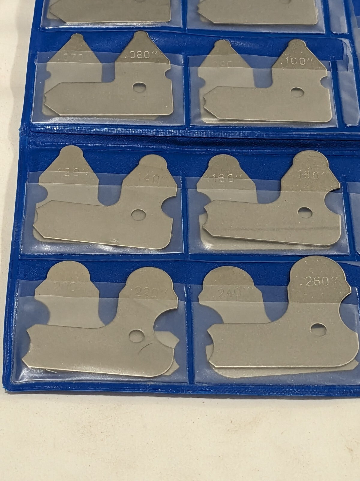 26 pc Radius Gage Set: Steel, 0.01 to 0.5" Radius 615-4126