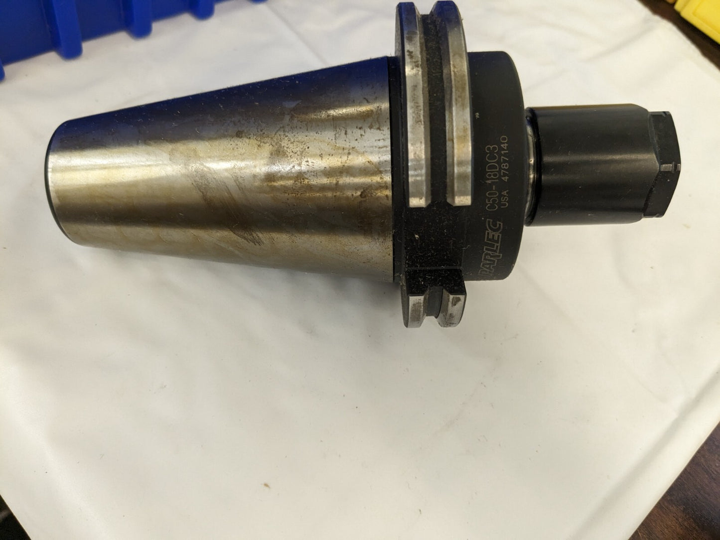 PARLEC Collet Chuck: 0.031 to 0.75" Capacity Taper Shank C50-18DC3