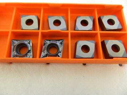 HERTEL CCGT432FN P10X HP410T Carbide Turning Inserts qty 8 46832267