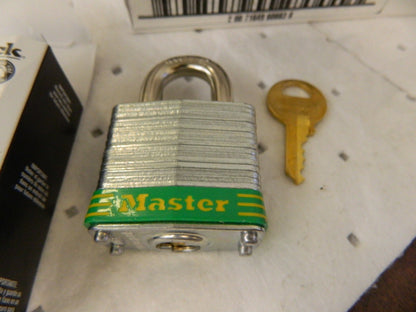 Master Lock LAMINATED STEEL SAFETY PADLOCKS qty 6 3KAGRN