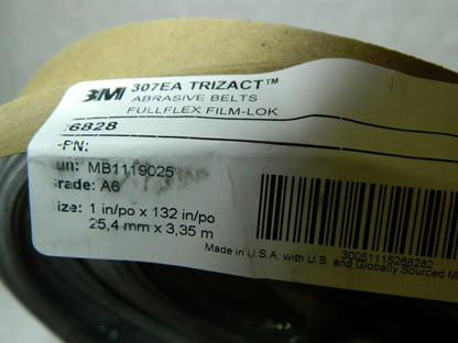 3M Trizact A/O Cloth Sanding Belt 307EA 1X132"A6JE Qty 139 26828