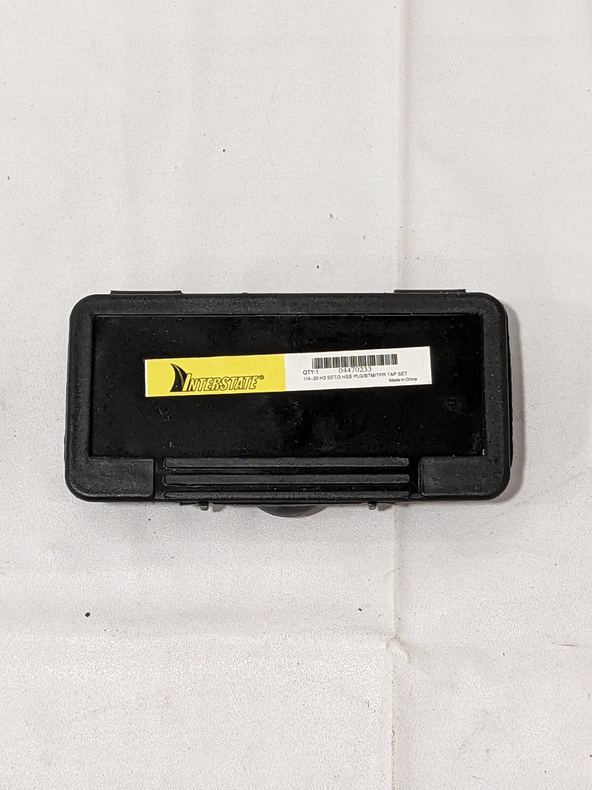 Interstate 3 Pc Tap Set: 1/4-20 UNC, 4 Flute, HSS, Bright Finish 04470233