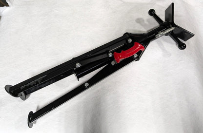 Folding V-Head Pipe Stand  12"/2000Lb Cap   27-41" Adjustable Height  33-05-250