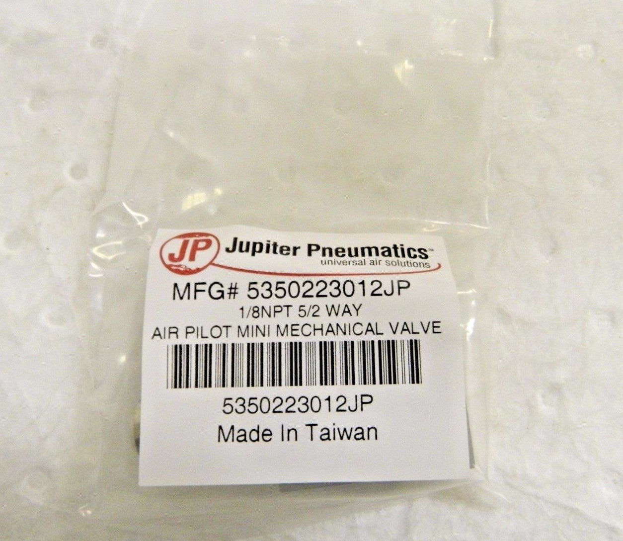 Jupiter Pneumatics Mini Mechanical Valve 1/8" NPT 5/2 Way Air Pilot 5350223