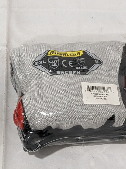 IRONCLAD Cut &amp; Puncture-Resistant Gloves Sz 2XL Qty 2 Pairs SKC6FN-06-XXL