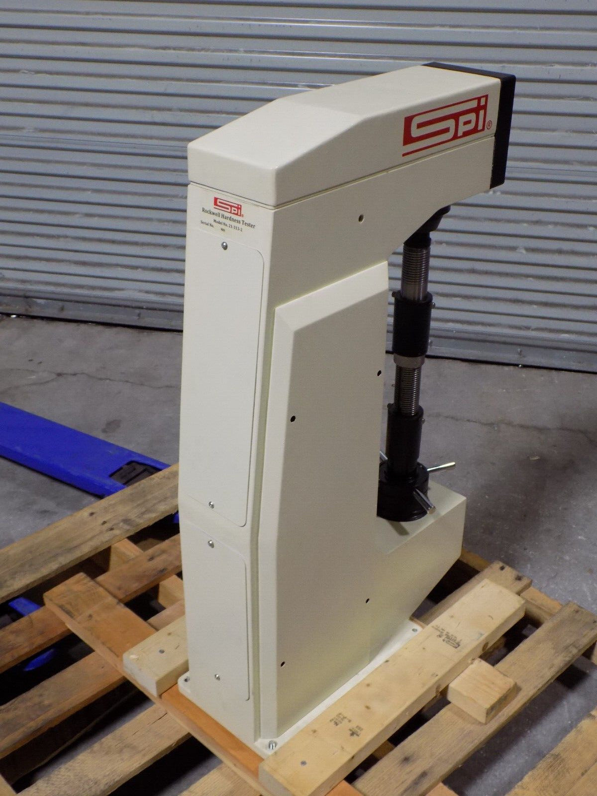 SPI Tall Frame Rockwell Hardness Tester w/ Dial Indicator 21-313-2 Damaged