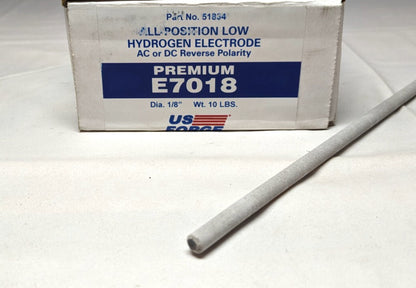 US Forge Stick Welding Electrode E7018  1/8" Dia x 14" Long  10lb Box  51834