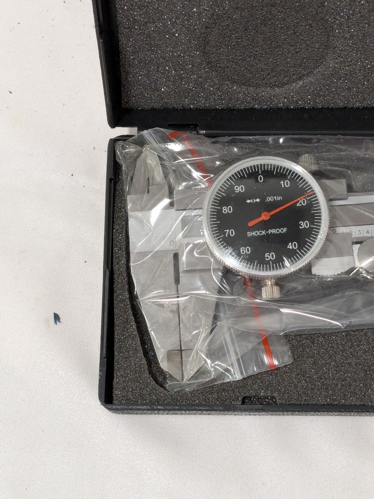 Dial Caliper: 6", 0.001" Graduation, 0.1" per Revolution, Steel J