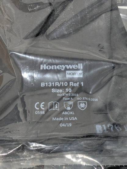 Honeywell Hand Protection North Butyl Glove Size XL  Qty 24 Pairs B131R/10