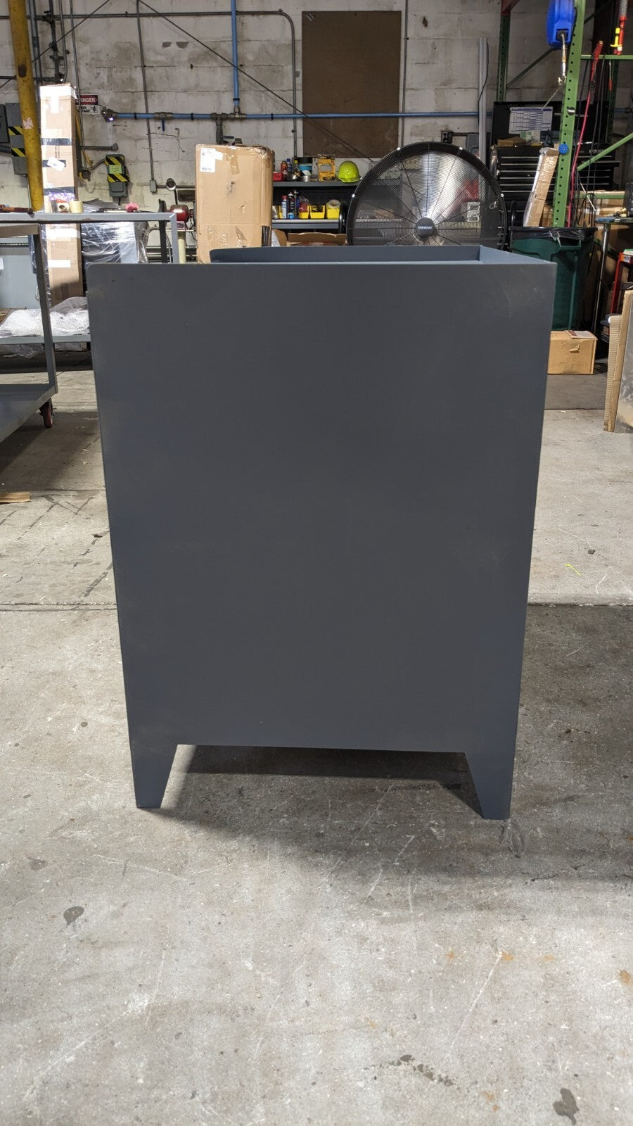 Durham Table High Storage Cabinet 2-Shelf 16 Ga. Steel 3000-95 Scratch N Dent