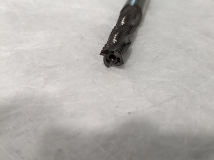 OSG Roughing End Mill: 7/16" Dia, 4 Flutes, Single End, Cobalt 4559908