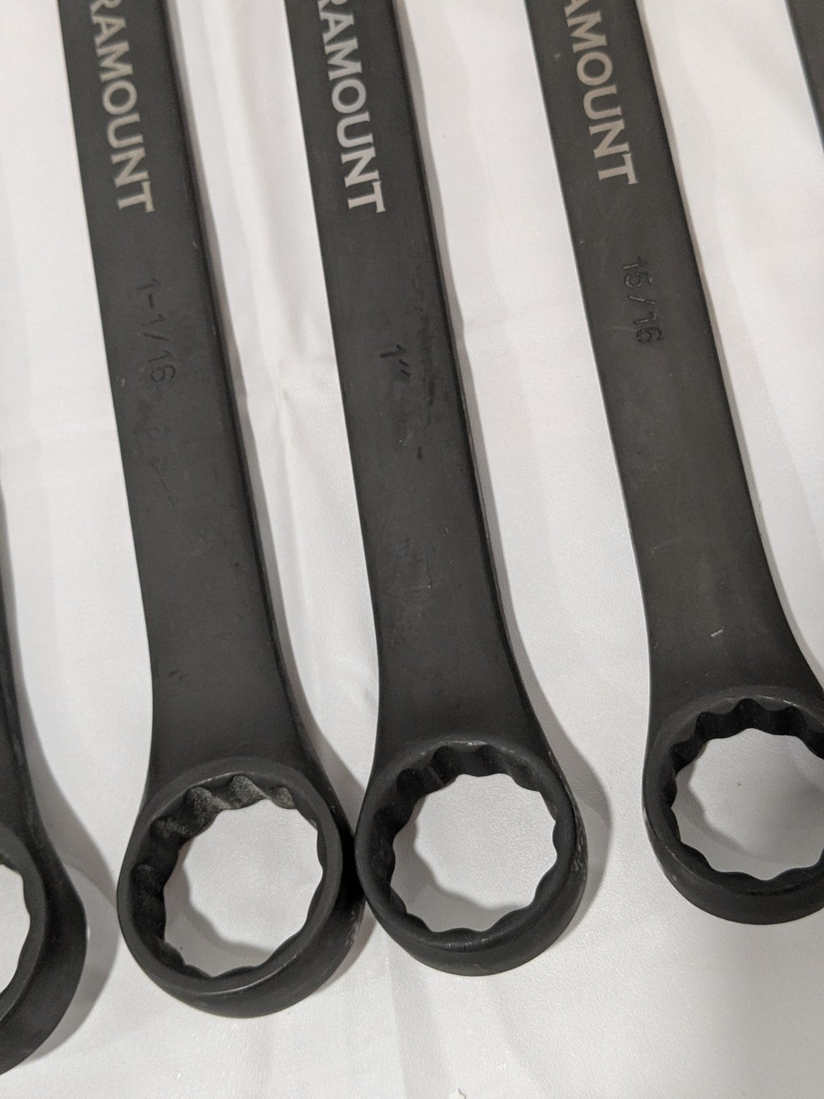 PARAMOUNT Combination Wrench Set: 13 Pc, 3/8 in - 1-1/4" 022-14SSET INCOMPLETE