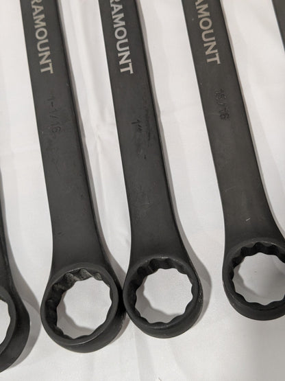 PARAMOUNT Combination Wrench Set: 13 Pc, 3/8 in - 1-1/4" 022-14SSET INCOMPLETE