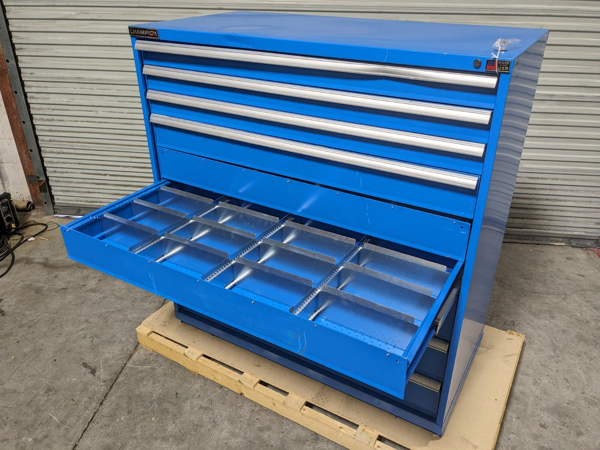 Champion Modular Storage Cabinet Tool Box 9 Drawer 59 x 56 x 28 Parts / Repair