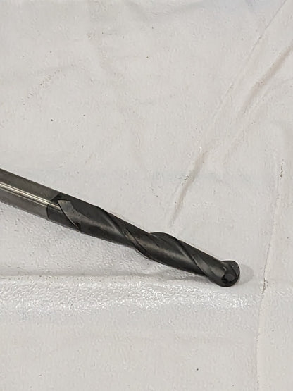 Niagara Cutter Solid Carbide Ball End Mill 1/4" Diam, 1-3/8" LOC, 2 FL 72666