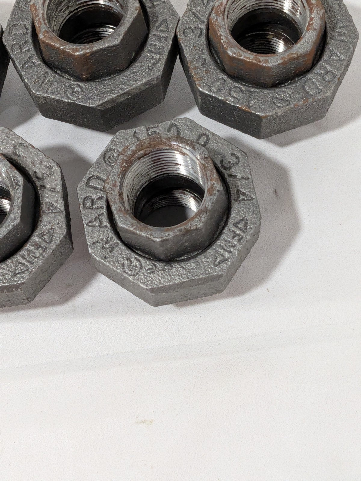 Ward Black Union: 3/4", Threaded Malleable Iron, Class 150, 5 PACK 13392