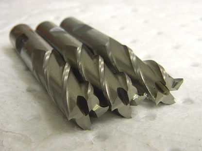 MHC HSS Square End Mills 5/8" x 5/8" x 1-5/8" x 3-3/4" 4F Qt