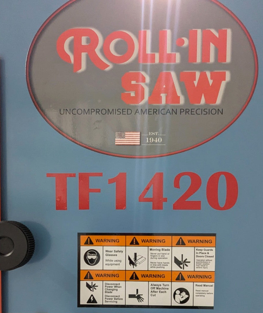 ROLL-IN SAW Vertical Bandsaw Variable Speed  Auto-Feed 220V 3PH *Scratch & Dent*