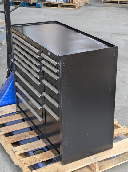 Kennedy Heavy Duty Roller Cabinet Tool Box 15 Drawer 39 x 39 x 18 Steel Black