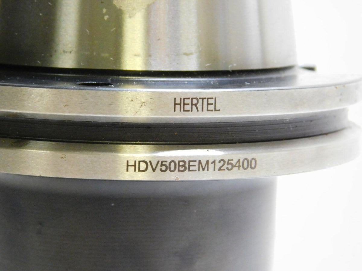 Hertel End Mill Holder HDV50BEM125400 V50 1-1/4" Bore HDV50BEM125400