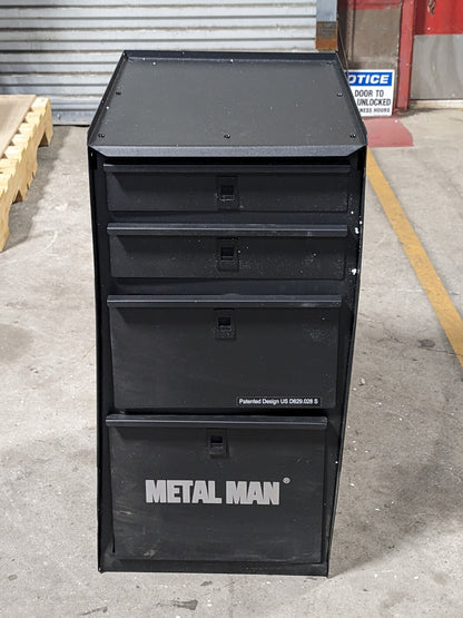 Metal Man Deluxe Welding Tool Box Storage Cabinet 4 Drawer DWC1 Scratch N Dent