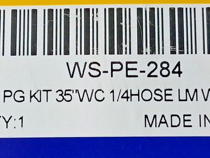Worksmart 5 Piece Low Pressure Test Kit Use For Gas WS-PE-284