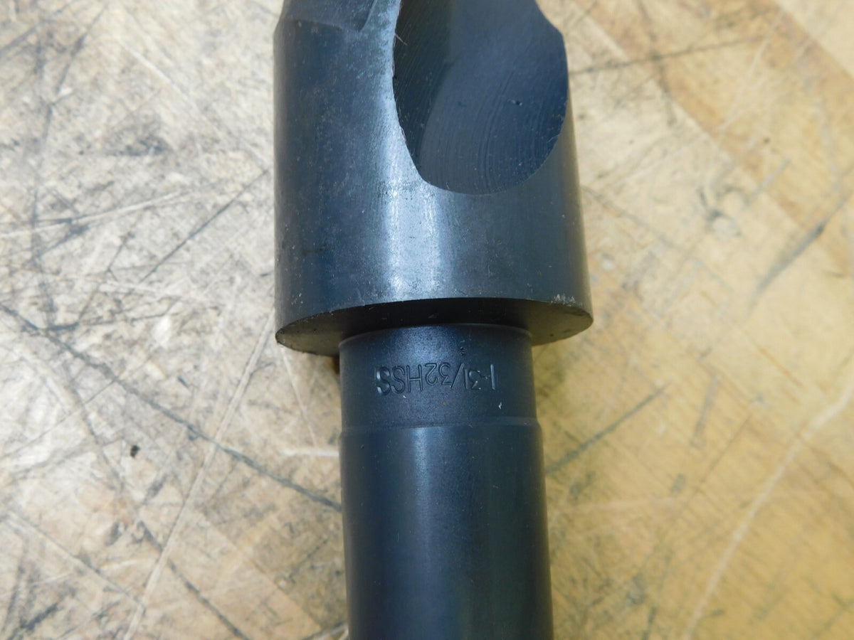Pro-Grade Taper Shank Drill Bit 1-31/32" 5MT 118° Point HSS 89324040