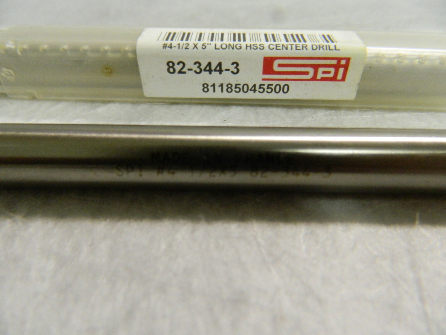 SPI Combined Drill &amp; Countersink #4-1/2 x 5" OAL HSS QTY 2  00490524