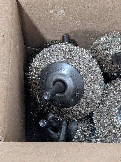 OSBORN Wheel Brush: 2-1/2" Wheel Dia, 0.0140" Wire Dia Qty 10 00016542