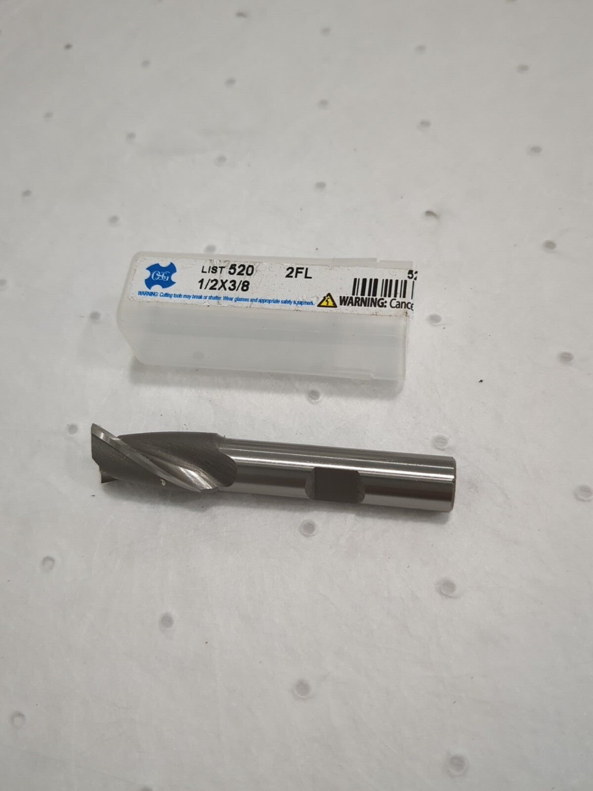 OSG Square End Mill: 1/2" Dia 2 Fl Cobalt 5200700