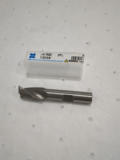 OSG Square End Mill: 1/2" Dia 2 Fl Cobalt 5200700