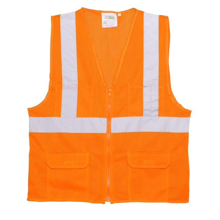 Cordova Class 2 Mesh Surveyor's Safety Vest Orange XXL QTY 19 VS270P