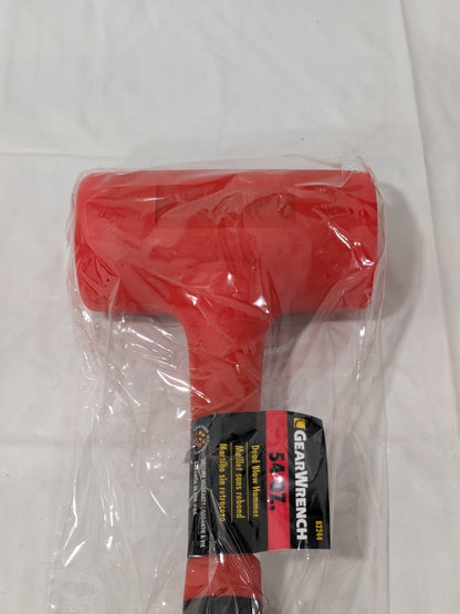 Gearwrench Dead Blow Hammer: 54 oz, 2-1/2" Face Dia, Polyurethane Head 82244