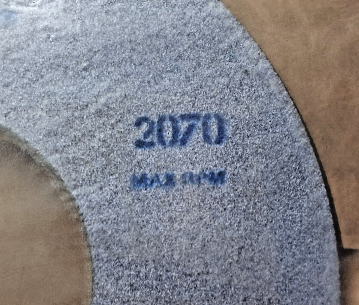 Norton Aluminum Oxide Grinding Wheel 6" Dia 46 Grit Type 6  66252838458