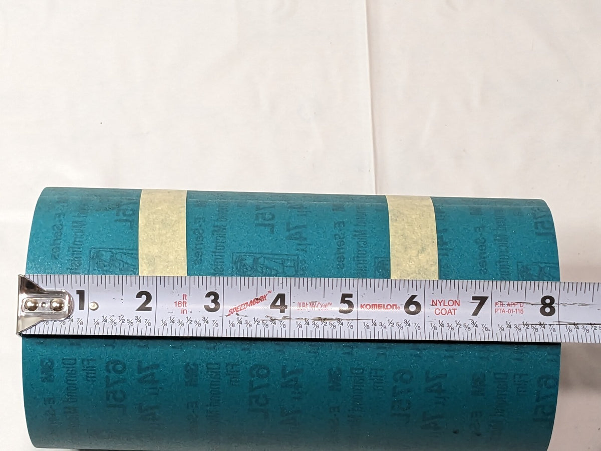 3M Diamond Microfinishing Film Roll 675L 74 Micron 8"x 25 Ft x 3" 7100