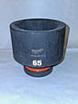 Milwaukee Tool SHOCKWAVE Impact Duty Standard Socket 1" Drive 65 mm 49-66-6614