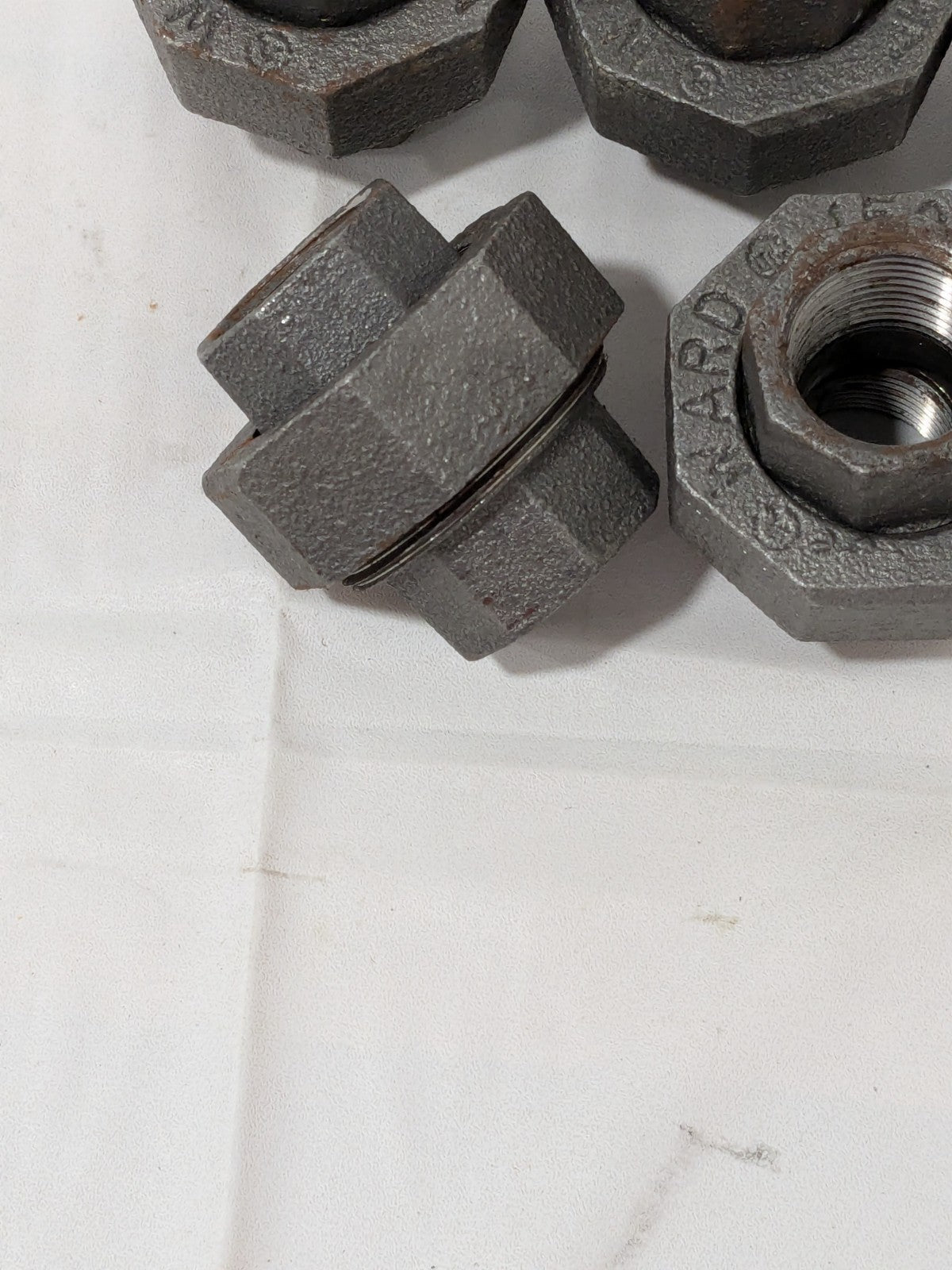 Ward Black Union: 3/4", Threaded Malleable Iron, Class 150, 5 PACK 13392